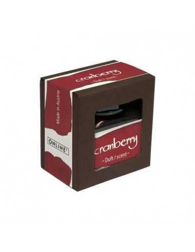 Encrier rouge - encre parfumée cranberry (cerises)