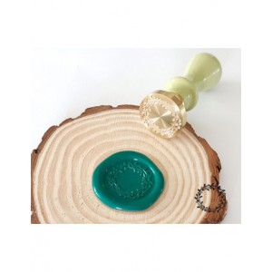 Sceau en laiton pour cachet cire  25 mm - Couronne