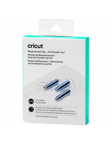 LOT DE 3 POINTES DE REMPLACEMENT POUR OUTIL DE TRANSFERT FOIL 'CRICUT'