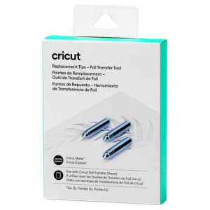 LOT DE 3 POINTES DE REMPLACEMENT POUR OUTIL DE TRANSFERT FOIL 'CRICUT'