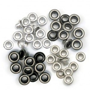 Oeillets Standard - argent noir