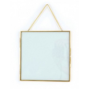 CADRE EN VERRE CARRE  A SUSPENDRE 200x200x7mm