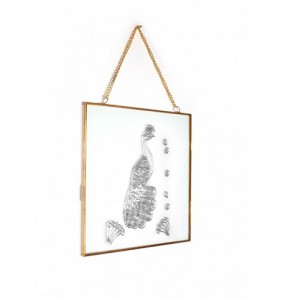 CADRE EN VERRE CARRE  A SUSPENDRE 200x200x7mm