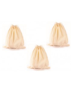LOT DE 3 SACS A VRAC A DECORER EN COTON 240 x 290 MM 2