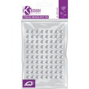STRASS 4MM THERMOCOLLANT CRYSTAL CARTE DE 80
