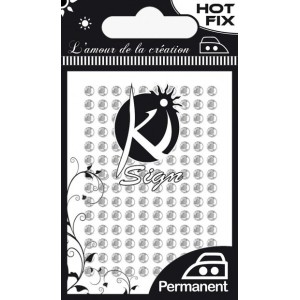 STRASS 6 MM THERMOCOLLANT CRYSTAL CARTE 35 PCS
