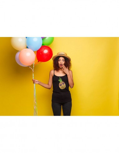 Tissu pailleté NOIR 66x45cm rouleau