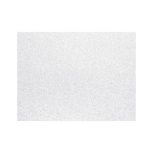 Tissu pailleté BLANC 66x45cm rouleau