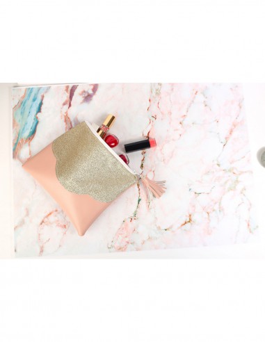 Tissu pailleté OR 66x45cm rouleau