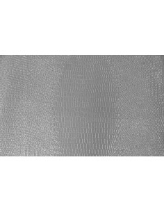 Simili cuir METAL ARGENT 66x45cm rouleau