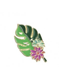 PIN'S FEUILLE TROPICALE
