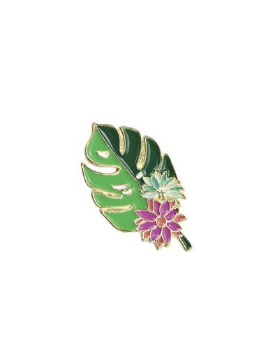 PIN'S FEUILLE TROPICALE