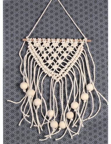 1 PELOTE COTON CABLE ECRU ¤ 2,5 mm x 200 G - 80m - spécial macramé