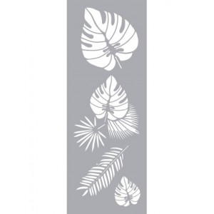 POCHOIR DECOR 15*40 TROPICAL