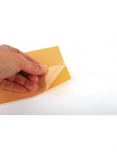 1 FEUILLE  A4 COLLE double face permanente