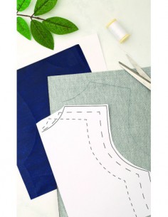 SACHET DE 10 PAPIER CARBONE A4 TEXTILE (5 BLANC + 5 BLEU) 2