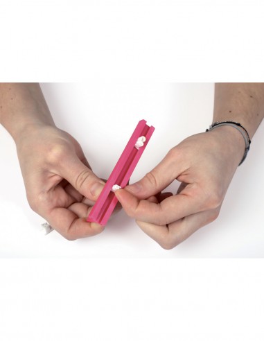 REGLETTE TAMPON ALPHABET POUR PATE POLYMERE, biscuits ou ARGILE