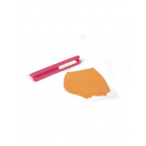 REGLETTE TAMPON ALPHABET POUR PATE POLYMERE, biscuits ou ARGILE