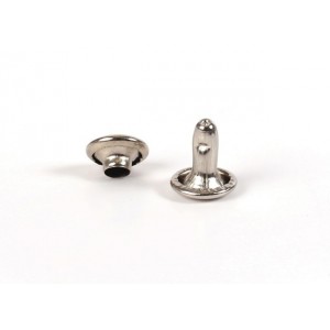 SACHETS DE 30 RIVETS DOUBLES POUR LE CUIR 8X8MM ET 6X6MM