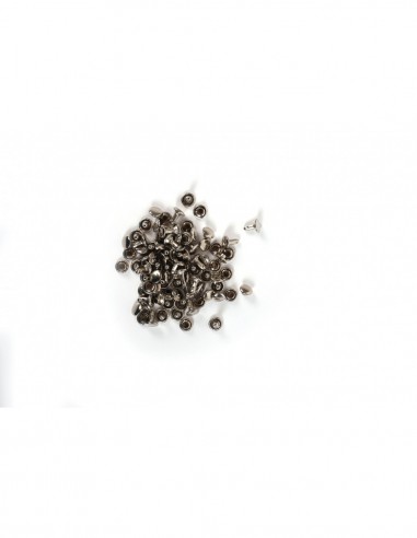 SACHETS DE 30 RIVETS DOUBLES POUR LE CUIR 8X8MM ET 6X6MM
