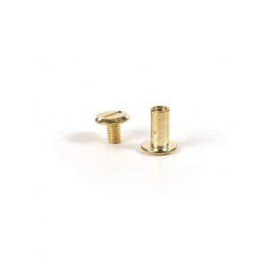 20 VIS CHICAGO - ATTACHES POUR CUIR H10mm x Ø9,5 mm