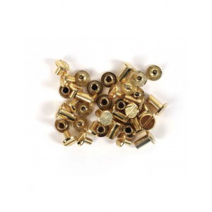 20 VIS CHICAGO - ATTACHES POUR CUIR H10mm x Ø9,5 mm
