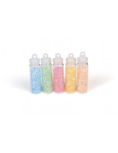 ASSORTIMENT 5 FLACONS MINI DIAMANTS PASTEL 5x20g