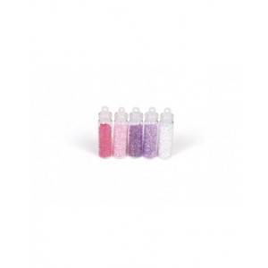 ASSORTIMENT 5 FLACONS MINI DIAMANTS ROMANTIQUE 5x20g