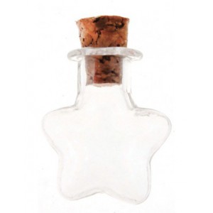 LOT DE 2 MINI FLACONS ETOILE 20X24MM