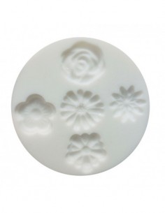 MINI MOULE SILICONE FLEURS ø 70mm 2