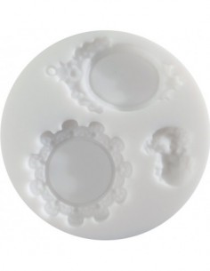 MINI MOULE SILICONE CAMEE DETAILS ø 70mm 2