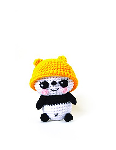KIT MINIGURUMI Nana panda - crochet 100 mm
