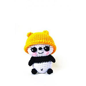 KIT MINIGURUMI PANDA NANA - crochet 100 mm
