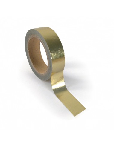 WASHI TAPE ALUMINIUM OR 15mmx5m