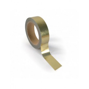 WASHI TAPE ALUMINIUM OR 15mmx5m
