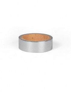 WASHI TAPE ALUMINIUM ARGENT 15mmx5m