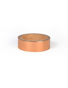 WASHI TAPE ALUMINIUM CUIVRE 15mmx5m