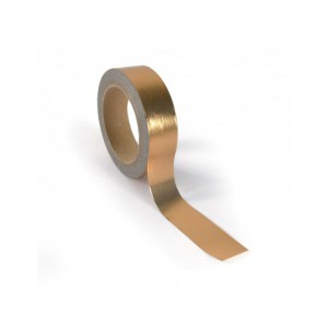 WASHI TAPE ALUMINIUM CUIVRE 15mmx5m