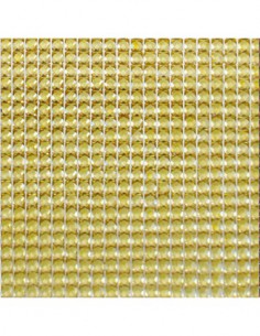 SACHET PLAQUE 400 STRASS OR 87x87