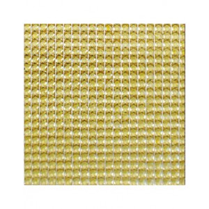 SACHET PLAQUE 400 STRASS OR 87x87