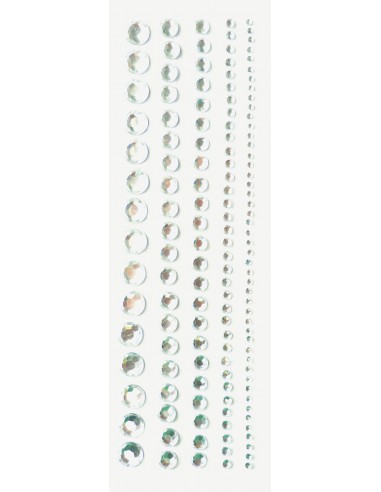 LOT 5 BANDES ADHESIVES DE STRASS DIAMANTS 145x8