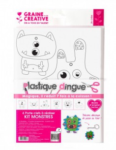 KIT PLASTIQUE DINGUE ACCESSOIRES MONSTRES