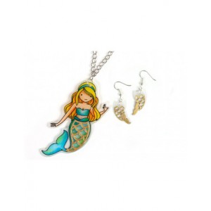 KIT BIJOUX SIRENE - PLASTIQUE DINGUE AVEC DECOUPE KIT BIJOUX SIRENE - PLASTIQUE DINGUE AVEC DECOUPE