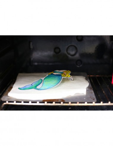 KIT BIJOUX SIRENE - PLASTIQUE DINGUE AVEC DECOUPE