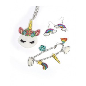 KIT BIJOUX LICORNE PLASTIQUE DINGUE AVEC DECOUPE