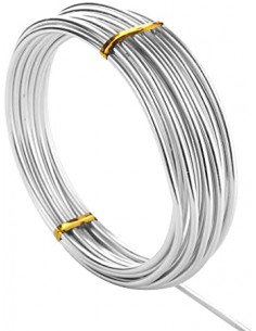 5M FIL ALUMINIUM DIAM 2.5 ARGENT