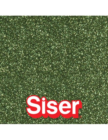 Glitter SISER - Flex Thermocollant - DARK GREEN