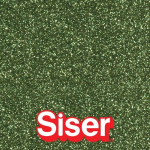 Glitter SISER - Flex Thermocollant - DARK GREEN