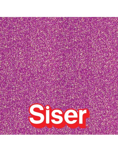 Glitter SISER - Flex Thermocollant - RAINBOW PLUM