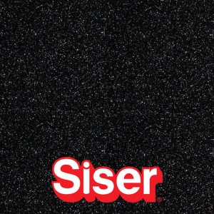 Glitter SISER - Flex Thermocollant - GALAXY BLACK